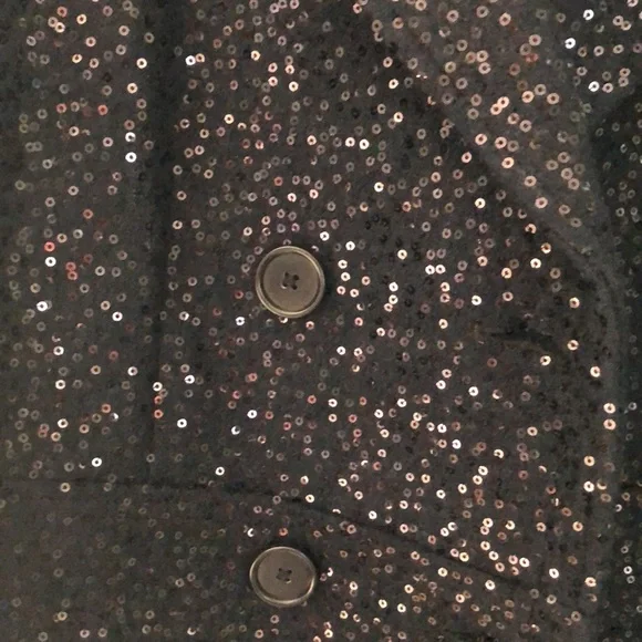 ⭕️ PRICE FIRM LOFT Navy Sequin Size 8 Peacoat - Picture 3 of 6
